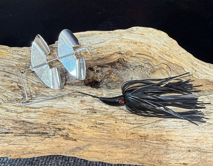 HomeWrecker 2-Blade Buzzbait - Black