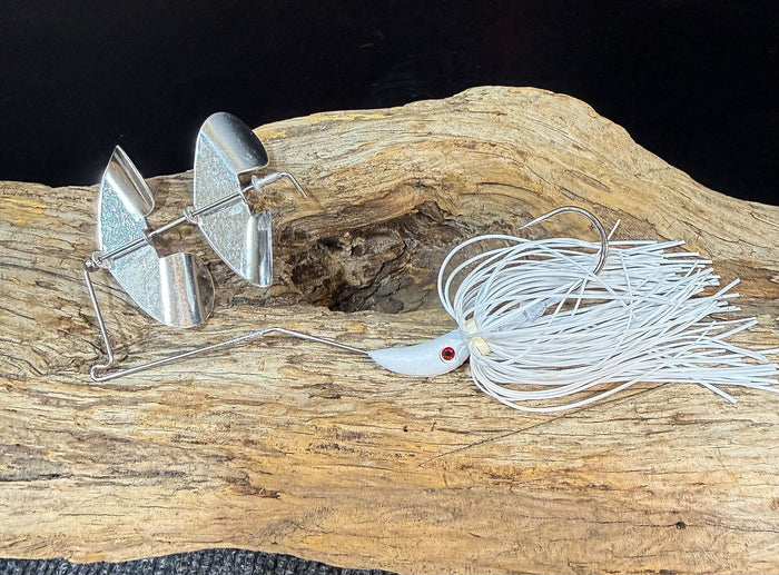 HomeWrecker 2-Blade Buzzbait - White