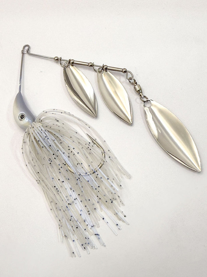 ProSeries Thr3 Star Spinnerbait - Blue Ghost