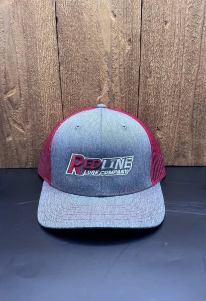 Hat - Grey and Red
