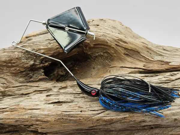 Buzzbait - Black / Blue - Black-Blade